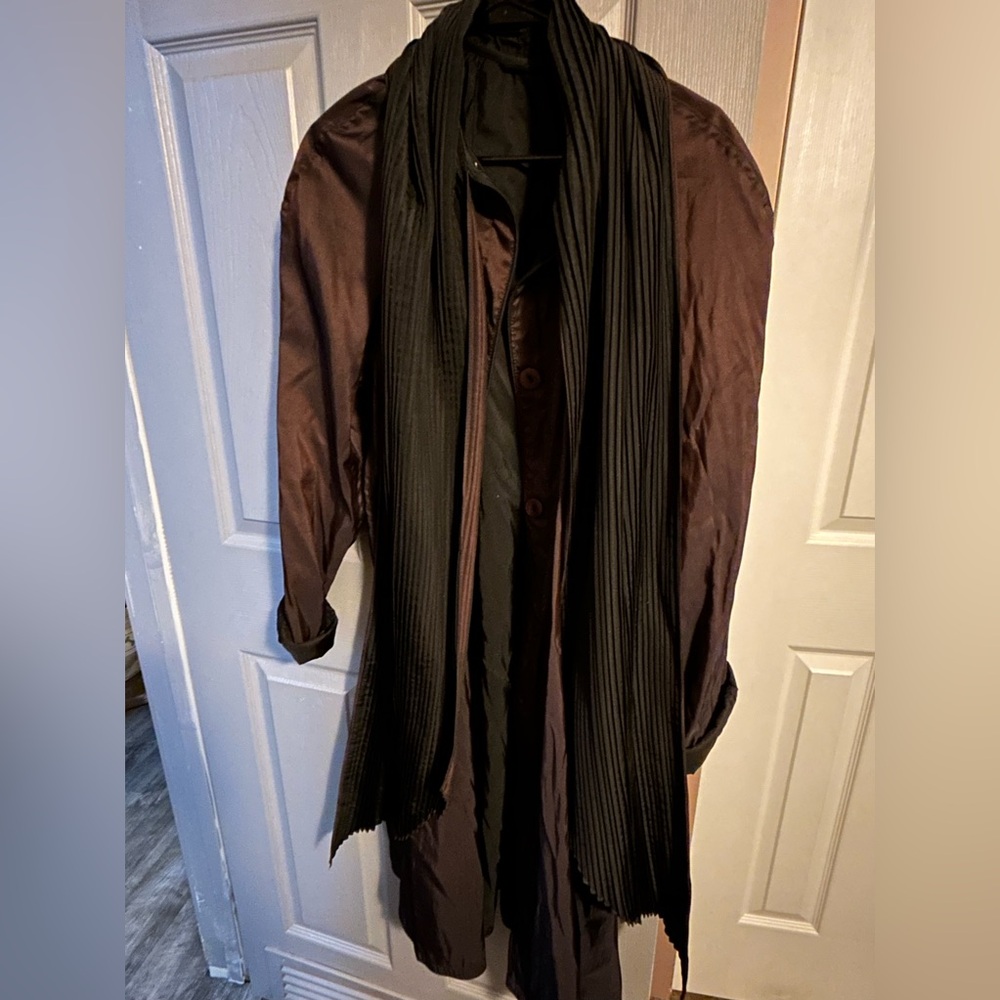 Ladies brown and black light weight coat